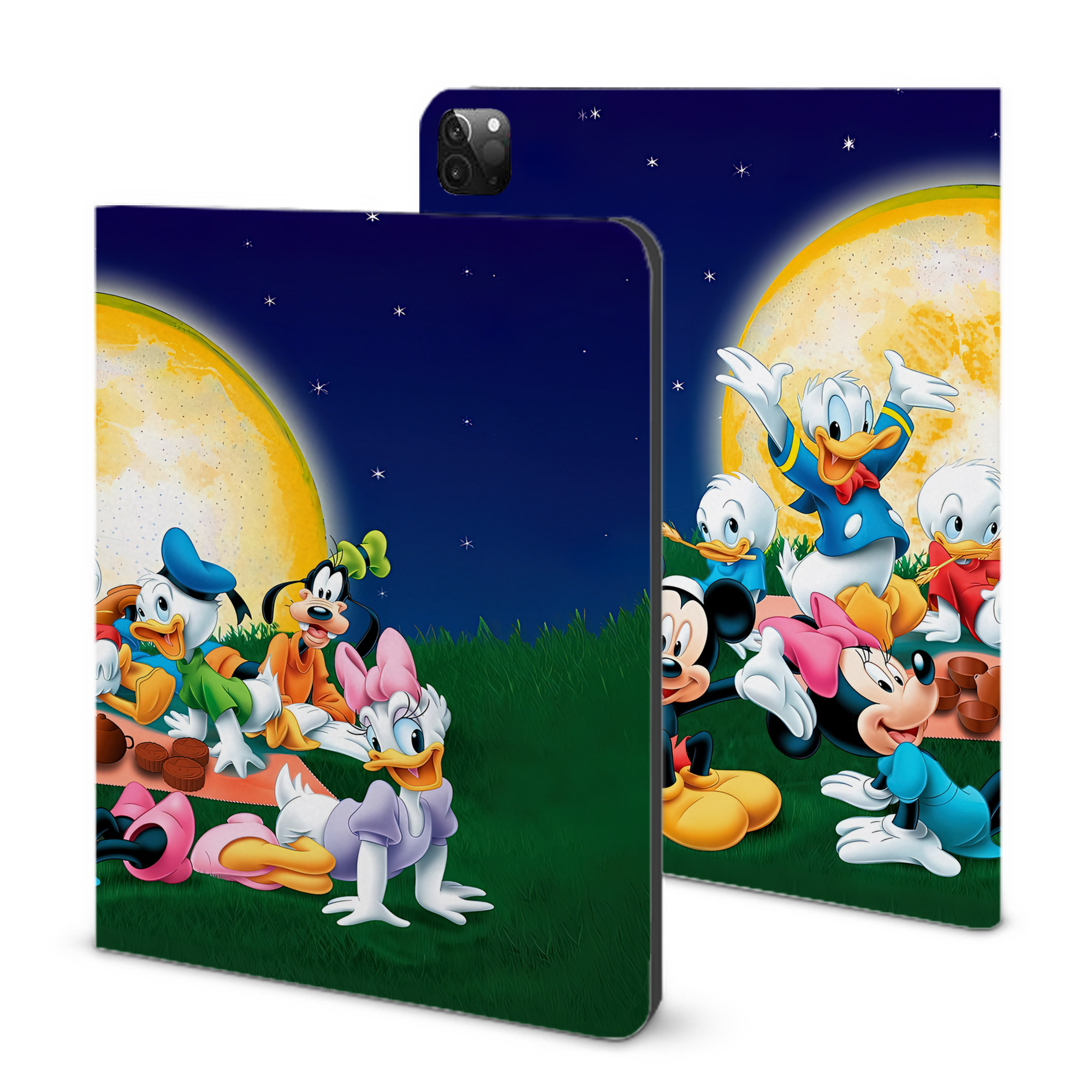 （画像用） ミッキーマウス Mickey Mouse IPadケース ペンホルダー付き ブックスタイルデザイン